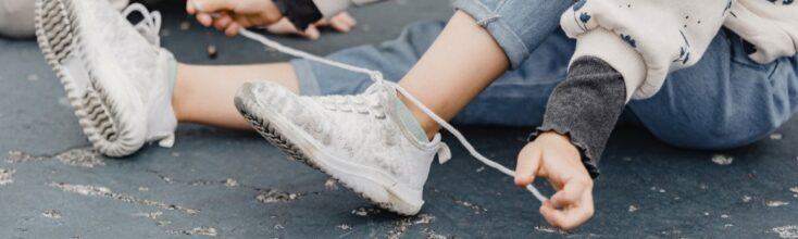 l’entretien des chaussures pour enfants